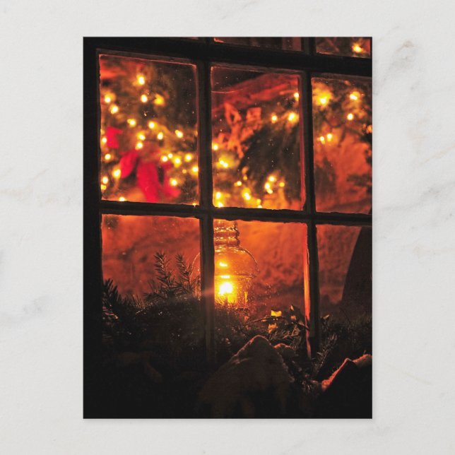 Lantern på natten vykort (Framsida)