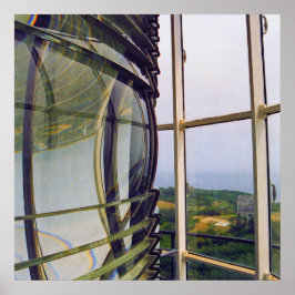 Lantern Room of Southeast Lighthouse Poster