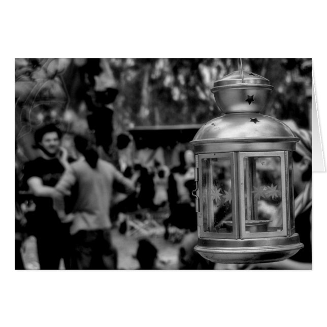 Lanternakort Hälsningskort (Framsidan Horizontal)