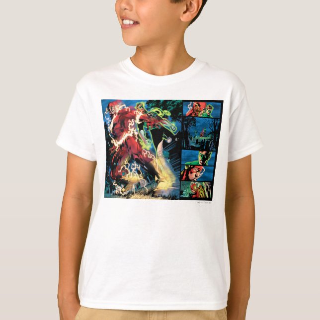 Lanternanelen Flash och Grönt T-shirt (Framsida)