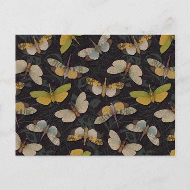 Lanternflies - Pyrops Candelaria & other Planthopp Vykort (Framsida)