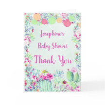 Lanternor Cactus Fiesta Baby Shower Tack