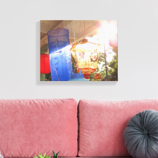 Lanternor för storbelysning - Martha's Vineyard Canvastryck (Insitu (Vardagsrum))