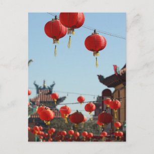 Lanternor i Chinatown Vykort