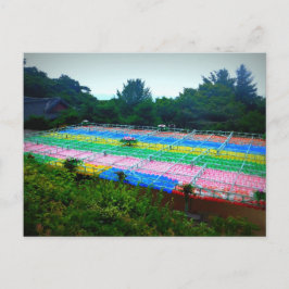 Lanternor i Seokguram Grotto, Sydkorea Vykort