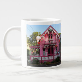 Lanternor och Rosa Gingerbröd - Martha's Vineyard Jumbo Mugg