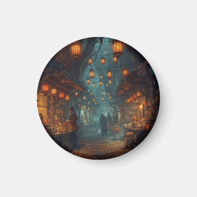 Lanterns of the Forgotten Alley Magnet (Framsidan)