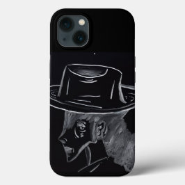 Lantflicka som funderar på IPhone-fodral