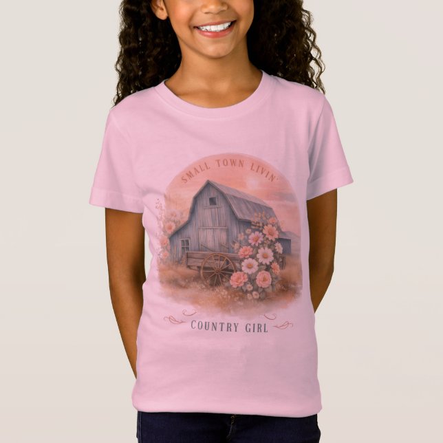 Lantflicka T Shirt (Framsida)