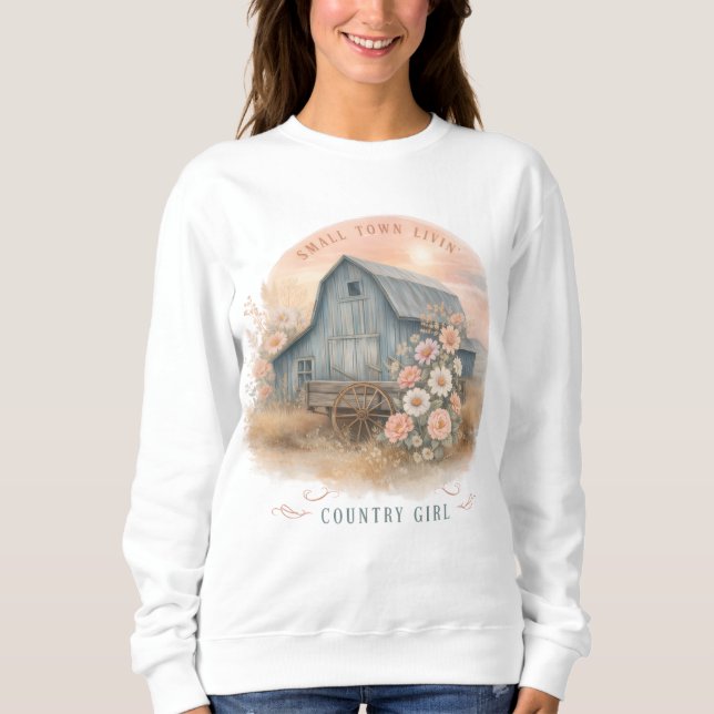 Lantflicka T Shirt (Framsida)
