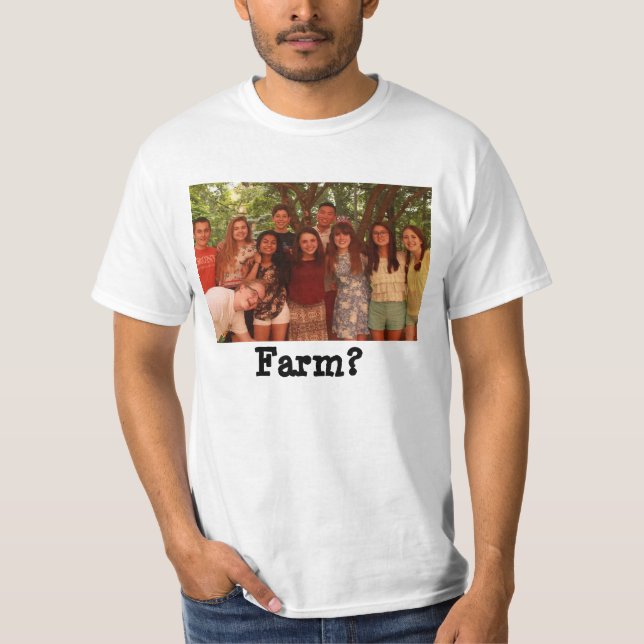 Lantgård? Fam T-tröja T Shirt (Framsida)