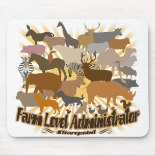 Lantgård jämna Mousepad Musmatta