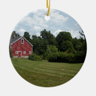 lantgård julgransprydnad keramik