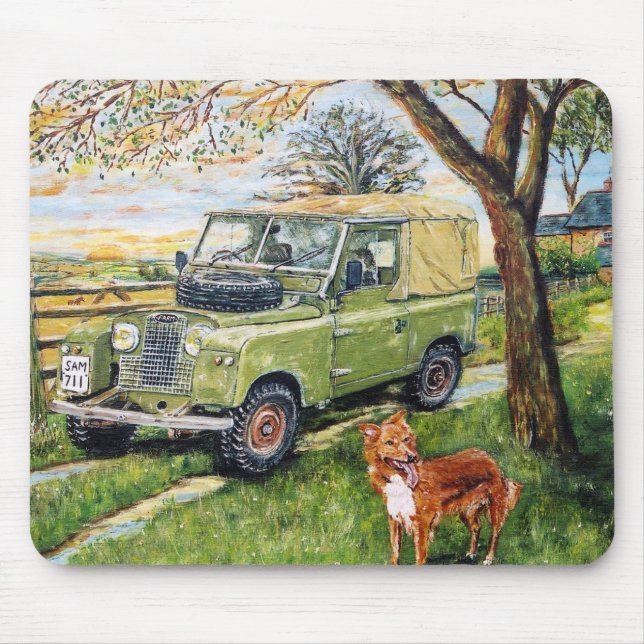 "Lantgård" Mousepad Musmatta (Framsidan)