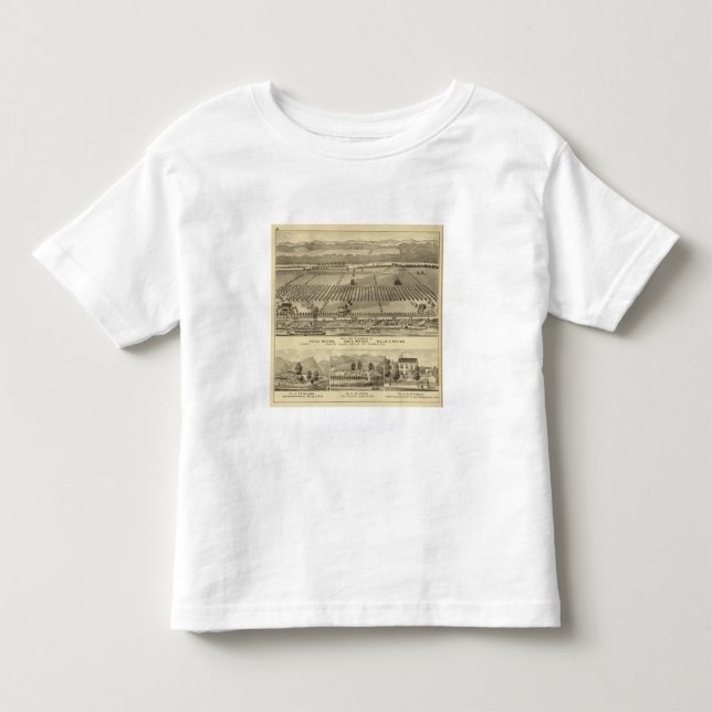 Lantgård och uppehåll av Joseph T-shirt (Framsida)