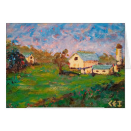 Lantgård på Mount Zion Rd. Hälsningskort