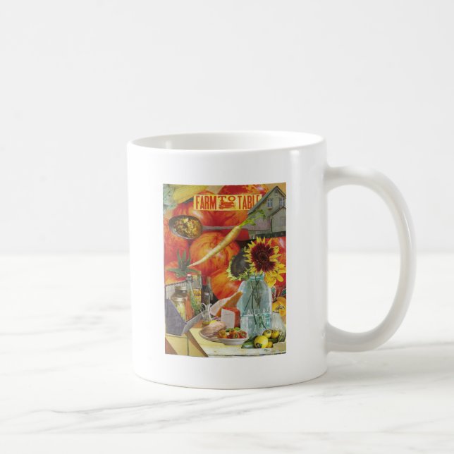 Lantgård som ska bordläggas kaffemugg (Höger)