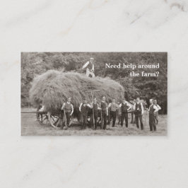 Lantgårdleverantörvisitkort Visitkort