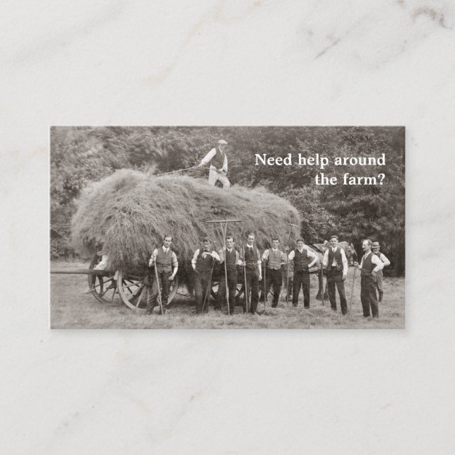 Lantgårdleverantörvisitkort Visitkort (Framsida)