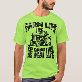 Lantgårdliv är det bäst livet t-shirt