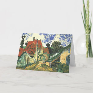 Lantgata i Auvers av Vincent van Gogh Kort