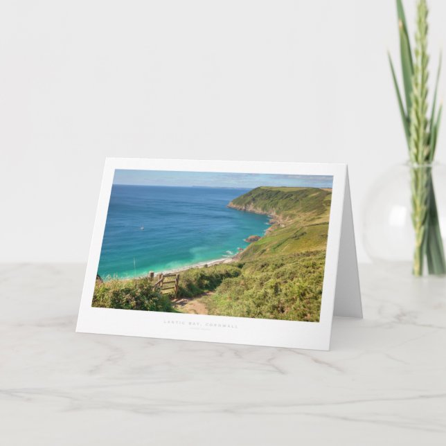 Lantic Bay, Cornwall Kort (Framsida)