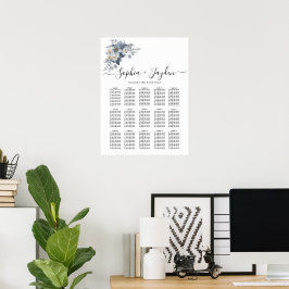 lantlig akvarellillustration av en blomster poster