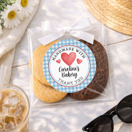 Lantlig Anpassad Hemmagjord Kakor Etikett Rulle