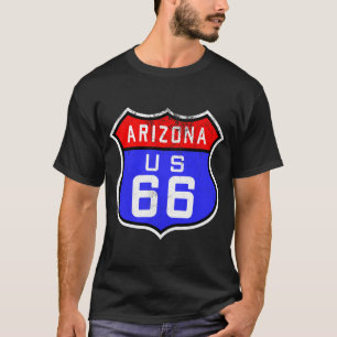 Lantlig Arizona rutt 66 T Shirt