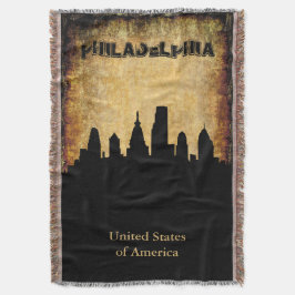 Lantlig bakgrundsPhiladelphia horisont Mysfilt