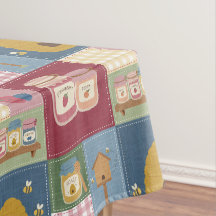 Lantlig bärpatchwork-quiltmönster