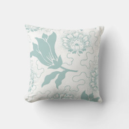 Lantlig blommigt för stil för lantbrukarhem för kudde