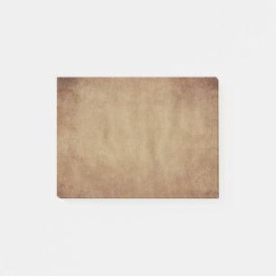Lantlig brun design som Posta-Det noterar Post-it Block