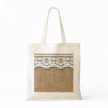 Lantlig Burlap och snöre