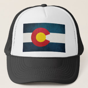 Lantlig Colorado flagga Truckerkeps