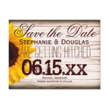 Lantlig Country Solros Spara Datum Postkort