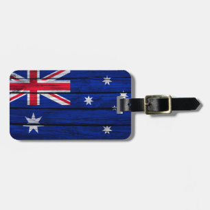 Lantlig flagga av Australien Bagagebricka