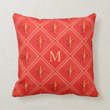Lantlig fransk Land Fleur de Lis Monogram för