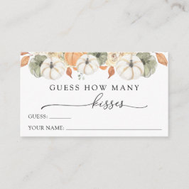 Lantlig Höst Gissa Hur Många Puss Inneslutningskor Tilläggskort