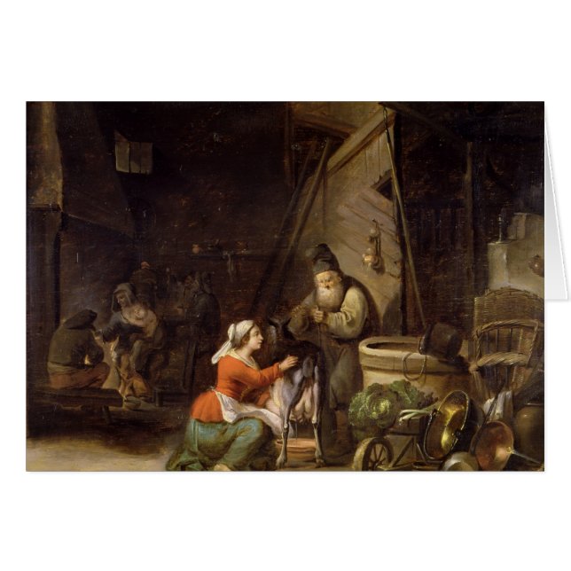 Lantlig insida hälsningskort (Framsidan Horizontal)