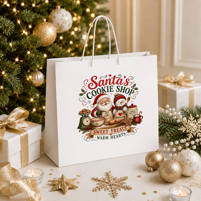 Lantlig jul Röd Grön Presentpåse Stil (Rustic Christmas Red Green Holiday Gift Bag Style

)