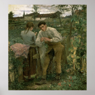 Lantlig kärlek, 1882 poster