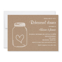 Lantlig Kraft papper Masonjar hjärtarepetition