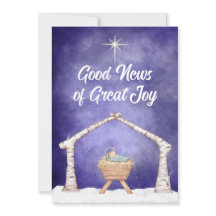 Lantlig krubba med foto på baksidan