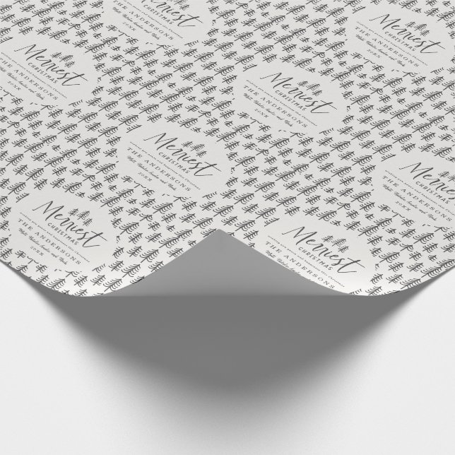 Lantlig lantbrukarhemhelgdag för mest glad jul presentpapper (Hörn)