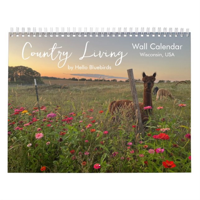 Lantlig levnad foto-kalender kalender (Omslag)