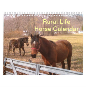Lantlig livhästkalender kalender