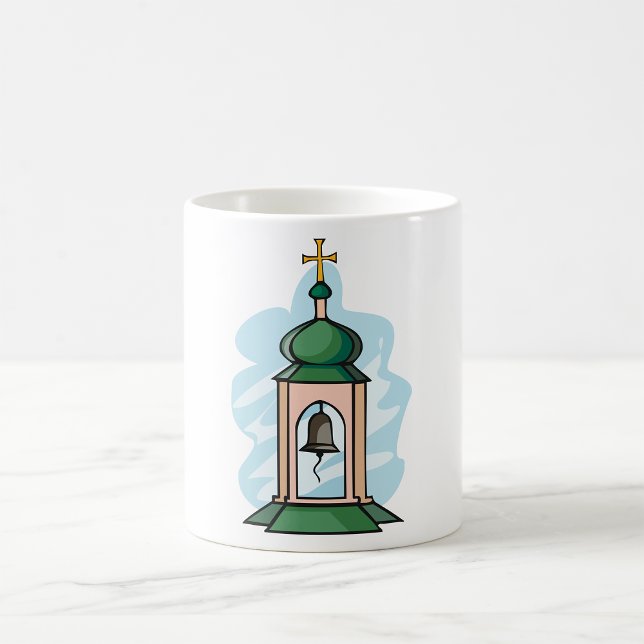 Lantlig ortodox kyrkklockstapel kaffemugg (Skapare uppladdad)