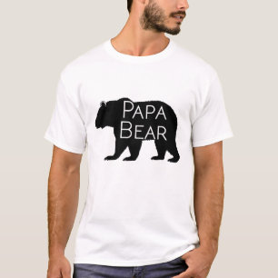 Lantlig pappabjörnskjorta t shirt