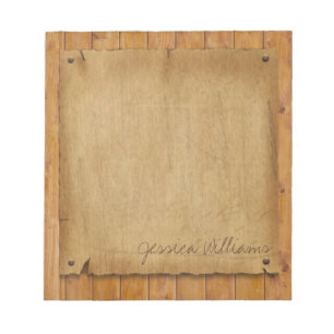 Lantlig Parchment Anteckningsblock